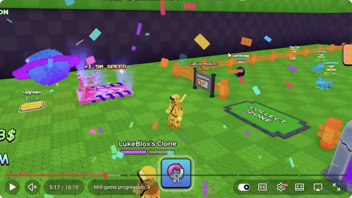 يبقى حيوانان من نوع Diamond Tiger وبيضتان قيد الفقس بجوار لافتة مضاعف المال التي تعرض ×41.92.